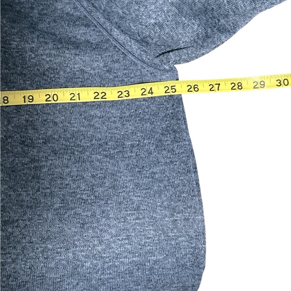 Eddie Bauer Men's Soft And Warm Blue Pull - Over 1/4 Zip-Up Sweater - Picture 5 of 6